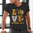 LOVE Pre-K Pumpkin Teacher Student Halloween Costume Men's V-Neck T-Shirt, gift for family, gift for coworker