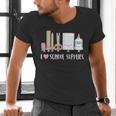 I Love School Supplies Teacher Shirt Men's V-Neck T-Shirt, gift for family, gift for coworker I Love School Supplies Teacher Shirt Men's V-Neck T-Shirt, gift for family, gift for coworker