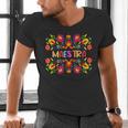 Maestra Cinco De Mayo Spanish Mexican Teacher Men's V-Neck T-Shirt, gift for family, gift for coworker