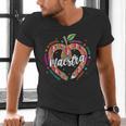 Maestra Pencil Spanish Teacher Bilingual 100 Days Of School Men's V-Neck T-Shirt, gift for family, gift for coworker