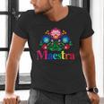 Maestra Proud Spanish Teacher Bilingual Teacher Latina Men's V-Neck T-Shirt, gift for family, gift for coworker Maestra Proud Spanish Teacher Bilingual Teacher Latina Men's V-Neck T-Shirt, gift for family, gift for coworker