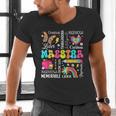 Maestra Spanish Teacher Back To School Maestra De Espanol Men's V-Neck T-Shirt, gift for family, gift for coworker