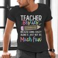 Matching Teachers Last Day Of School Teacher Besties Men's V-Neck T-Shirt, gift for family, gift for coworker Matching Teachers Last Day Of School Teacher Besties Men's V-Neck T-Shirt, gift for family, gift for coworker