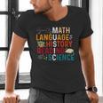 Math Language History Reading Science Music Teacher Men's V-Neck T-Shirt, Science Teacher Shirts, History Teacher Shirts, gift for family, gift for coworker Math Language History Reading Science Music Teacher Men's V-Neck T-Shirt, Science Teacher Shirts, History Teacher Shirts, gift for family, gift for coworker