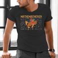 Math Nerd The Mathemachicken a Math Teacher Men's V-Neck T-Shirt, gift for family, gift for coworker