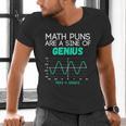 Math Puns Are a Sine Of Genius Math Teacher T-Shirt Men's V-Neck T-Shirt, gift for family, gift for coworker