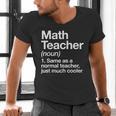 Math Teacher Definition Back To School First Day Men's V-Neck T-Shirt, gift for family, gift for coworker Math Teacher Definition Back To School First Day Men's V-Neck T-Shirt, gift for family, gift for coworker