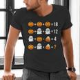 Math Teacher Halloween Equation Pumpkin Ghost Candy Corn Men's V-Neck T-Shirt, gift for family, gift for coworker Math Teacher Halloween Equation Pumpkin Ghost Candy Corn Men's V-Neck T-Shirt, gift for family, gift for coworker