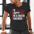 Math Teacher School So Happy I'm A Math Teacher Men's V-Neck T-Shirt, gift for family, gift for coworker Math Teacher School So Happy I'm A Math Teacher Men's V-Neck T-Shirt, gift for family, gift for coworker