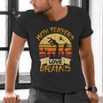 Math Teacher Shirt Math Teachers Love Brains Halloween Math For Men Women Men's V-Neck T-Shirt, gift for family, gift for coworker