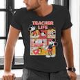 Mickey Mouse Teacher Life Men's V-Neck T-Shirt, gift for family, gift for coworker Mickey Mouse Teacher Life Men's V-Neck T-Shirt, gift for family, gift for coworker