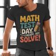 Motivational Math Test Day Shirt Testing Shirts For Teachers Men's V-Neck T-Shirt, gift for family, gift for coworker