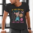 Mouse Teacher If You Give Me A Student I Will Love Them Men's V-Neck T-Shirt, gift for family, gift for coworker