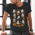 Music Teacher Orchestra Shirt Spooky Halloween Ghost Band Men's V-Neck T-Shirt, gift for family, gift for coworker Music Teacher Orchestra Shirt Spooky Halloween Ghost Band Men's V-Neck T-Shirt, gift for family, gift for coworker