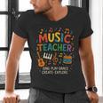 Music Teacher Music Sing Play Dance Choir Piano Men's V-Neck T-Shirt, gift for family, gift for coworker Music Teacher Music Sing Play Dance Choir Piano Men's V-Neck T-Shirt, gift for family, gift for coworker