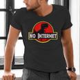 Nerdy No Internet Dinosaur Computer Science Teacher Men's V-Neck T-Shirt, Science Teacher Shirts, Internet Shirts, gift for family, gift for coworker Nerdy No Internet Dinosaur Computer Science Teacher Men's V-Neck T-Shirt, Science Teacher Shirts, Internet Shirts, gift for family, gift for coworker