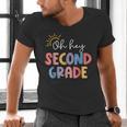 Oh Hey Second Grade First Day Of Teacher Girls Boys Kids Men's V-Neck T-Shirt, First Grade Teacher Shirts, gift for family, gift for coworker Oh Hey Second Grade First Day Of Teacher Girls Boys Kids Men's V-Neck T-Shirt, First Grade Teacher Shirts, gift for family, gift for coworker