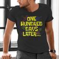 One Hundred Days Later 100th Day Of School Teacher Student Men's V-Neck T-Shirt, gift for family, gift for coworker One Hundred Days Later 100th Day Of School Teacher Student Men's V-Neck T-Shirt, gift for family, gift for coworker