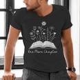 One-More Chapter Wildflower Reading Teacher Library Bookish Men's V-Neck T-Shirt, gift for family, gift for coworker One-More Chapter Wildflower Reading Teacher Library Bookish Men's V-Neck T-Shirt, gift for family, gift for coworker