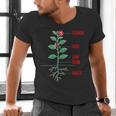 Parts Of a Plant Science For Teachers Kids And Students Men's V-Neck T-Shirt, Science Teacher Shirts, gift for family, gift for coworker