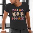 Pas De BOO-Rée Ballet Ghost Dancer Dance Teacher Halloween Men's V-Neck T-Shirt, gift for family, gift for coworker Pas De BOO-Rée Ballet Ghost Dancer Dance Teacher Halloween Men's V-Neck T-Shirt, gift for family, gift for coworker