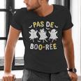Pas De BOO-Rée Ghost Ballet Dancer Halloween Dance Teacher Men's V-Neck T-Shirt, gift for family, gift for coworker