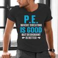 PE Teacher Art For Men Women Gym Teacher Appreciation Men's V-Neck T-Shirt, Pe Teacher Shirts, gift for family, gift for coworker