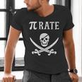 Pi Day Pi Rate Pirate For Teachers Men's V-Neck T-Shirt, gift for family, gift for coworker