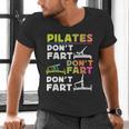 Pilates Instructor Teacher Watercolor Pilates Don't Fart Men Women Kids Men's V-Neck T-Shirt, gift for family, gift for coworker Pilates Instructor Teacher Watercolor Pilates Don't Fart Men Women Kids Men's V-Neck T-Shirt, gift for family, gift for coworker