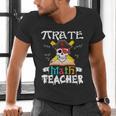 Pirate Math Teacher Skull Pirate Halloween Costume Men's V-Neck T-Shirt, gift for family, gift for coworker Pirate Math Teacher Skull Pirate Halloween Costume Men's V-Neck T-Shirt, gift for family, gift for coworker
