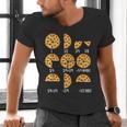 Pizza Slice Fraction Math Teacher Back To School Educational Men's V-Neck T-Shirt, gift for family, gift for coworker