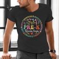 Pre-K Dream Team Back To School Teacher Flower Men's V-Neck T-Shirt, gift for family, gift for coworker