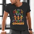 My Pre-K Kids Are Smart Cookies Christmas Teacher Men's V-Neck T-Shirt, gift for family, gift for coworker My Pre-K Kids Are Smart Cookies Christmas Teacher Men's V-Neck T-Shirt, gift for family, gift for coworker