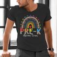 PreK Dream Team Leopard Rainbow Teacher Squad Back To School Men's V-Neck T-Shirt, gift for family, gift for coworker PreK Dream Team Leopard Rainbow Teacher Squad Back To School Men's V-Neck T-Shirt, gift for family, gift for coworker
