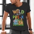Preschool Teacher Kids Back To School Wild About Pre-K Men's V-Neck T-Shirt, gift for family, gift for coworker