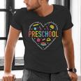 Preschool Teacher Pre-K Heart First Day Of Preschool Kids Men's V-Neck T-Shirt, gift for family, gift for coworker Preschool Teacher Pre-K Heart First Day Of Preschool Kids Men's V-Neck T-Shirt, gift for family, gift for coworker