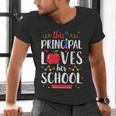 This Principal Loves Her School Teacher Appreciation Men's V-Neck T-Shirt, gift for family, gift for coworker This Principal Loves Her School Teacher Appreciation Men's V-Neck T-Shirt, gift for family, gift for coworker