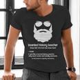 Professor Ancient Teaching Education Bearded History Teacher Men's V-Neck T-Shirt, History Teacher Shirts, gift for family, gift for coworker