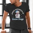 Proud Supporter Of Snow Days Teacher Men's V-Neck T-Shirt, gift for family, gift for coworker Proud Supporter Of Snow Days Teacher Men's V-Neck T-Shirt, gift for family, gift for coworker