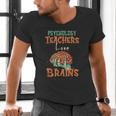 Psychology Teachers Love Brains Halloween For Psychologists Men Women Men's V-Neck T-Shirt, gift for family, gift for coworker Psychology Teachers Love Brains Halloween For Psychologists Men Women Men's V-Neck T-Shirt, gift for family, gift for coworker