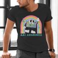 Rainbow AAC Awareness Month SPED Teacher SLP Communication Men's V-Neck T-Shirt, gift for family, gift for coworker