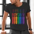 Rainbow Roygbiv Kids Artist Costume Art Teacher Men's V-Neck T-Shirt, gift for family, gift for coworker Rainbow Roygbiv Kids Artist Costume Art Teacher Men's V-Neck T-Shirt, gift for family, gift for coworker