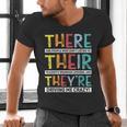 There Their They’Re Grammar Joke For English Teacher Student Men's V-Neck T-Shirt, English Teacher Shirts, gift for family, gift for coworker