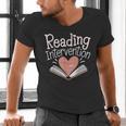 Reading Intervention Teacher Men's V-Neck T-Shirt, gift for family, gift for coworker