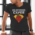 Real Superheroes Don't Wear Capes Teacher Shirt Teaching Te Men's V-Neck T-Shirt, gift for family, gift for coworker Real Superheroes Don't Wear Capes Teacher Shirt Teaching Te Men's V-Neck T-Shirt, gift for family, gift for coworker