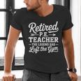 Retired PE Teacher Legend Left The Gym Physical Education Men's V-Neck T-Shirt, Pe Teacher Shirts, gift for family, gift for coworker Retired PE Teacher Legend Left The Gym Physical Education Men's V-Neck T-Shirt, Pe Teacher Shirts, gift for family, gift for coworker