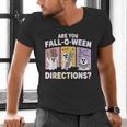 Retro Are You Fall O Ween Directions Teacher Halloween Ghost Men's V-Neck T-Shirt, gift for family, gift for coworker