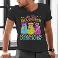 Retro Are You Falloween Direction Teacher Spooky Halloween Men's V-Neck T-Shirt, gift for family, gift for coworker