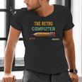Retro Old-School Computer Pencil Tech Teacher Men's V-Neck T-Shirt, Retro Computer Shirts, gift for family, gift for coworker Retro Old-School Computer Pencil Tech Teacher Men's V-Neck T-Shirt, Retro Computer Shirts, gift for family, gift for coworker