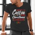 Running On Coffee And Christmas Cheer Lover Teacher For Men Women Kids Men's V-Neck T-Shirt, gift for family, gift for coworker Running On Coffee And Christmas Cheer Lover Teacher For Men Women Kids Men's V-Neck T-Shirt, gift for family, gift for coworker
